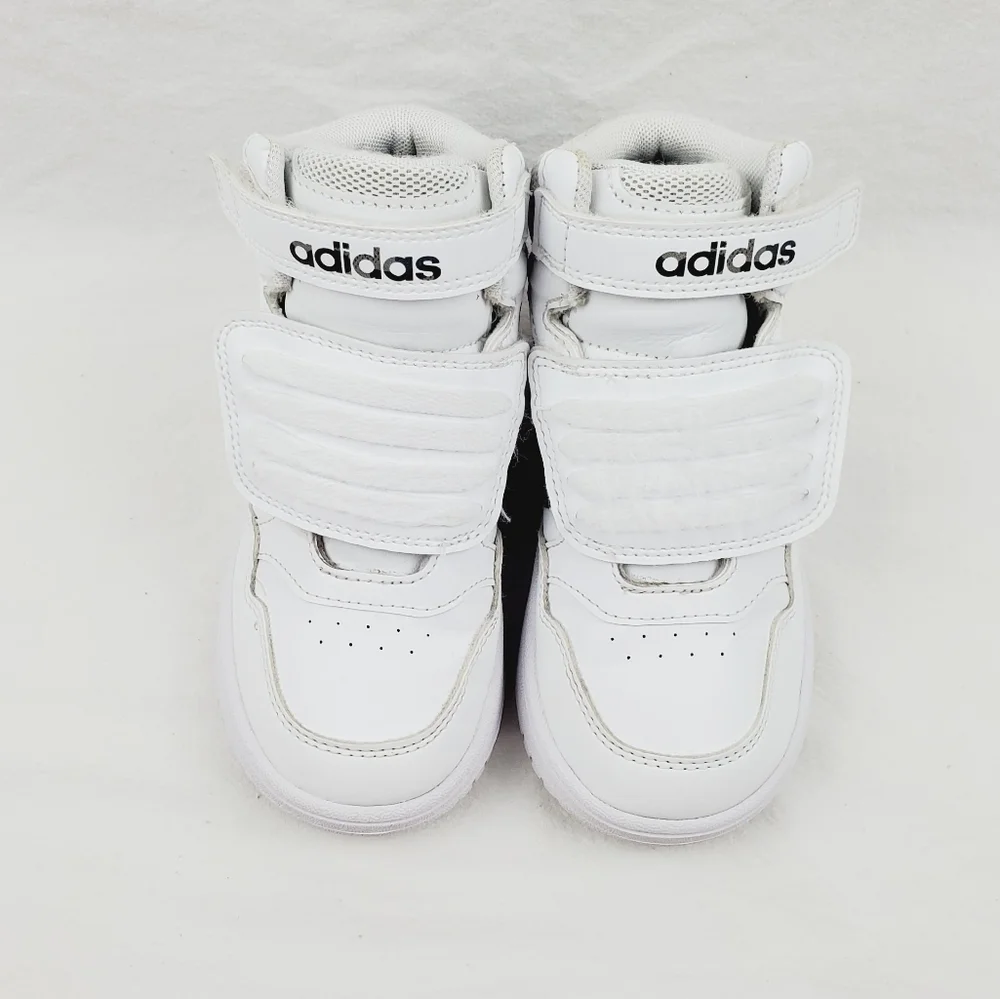 Adidas Hoops 3 Mid Basketball Sneakers white with camo stripe